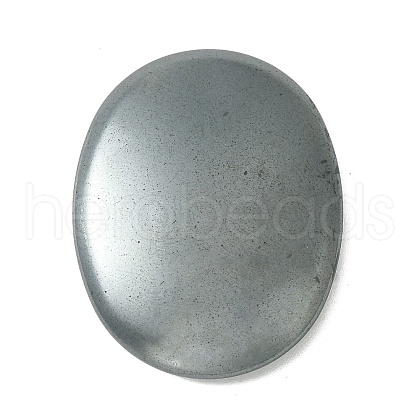 Mother's Day Gifts Electroplated Synthetic Non-Magnetic Hematite Worry Stone for Anxiety G-H021-02-1