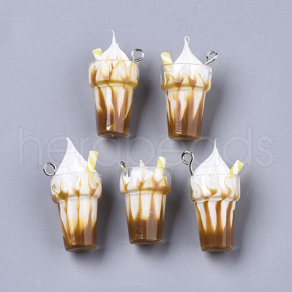 Resin Pendants CRES-S359-19C-1