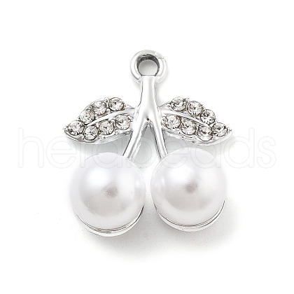 Alloy Rhinestone Pendants FIND-U026-12P-1