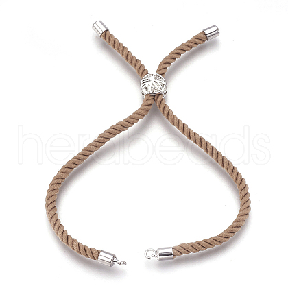 Cotton Cord Bracelet Making KK-F758-03C-P-1