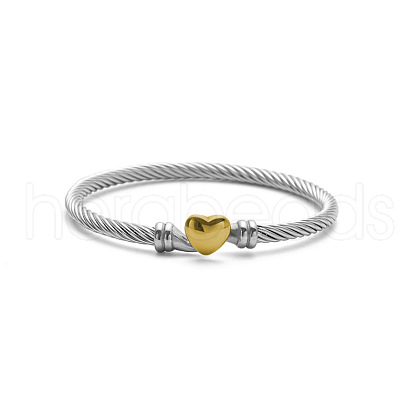 304 Stainless Steel Bangles for Women FS-WG55054-06-1