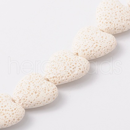 Dyed Natural Lava Rock Bead Strands G917-1-1