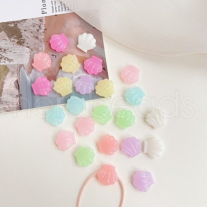 Opaque Acrylic Beads X1-OACR-H038-37-1