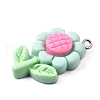 Resin Pendants FIND-U031-10P-2