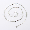 Tarnish Resistant 304 Stainless Steel Chain Necklaces MAK-N016-20P-2
