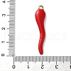 304 Stainless Steel Enamel Pendants STAS-S172-07G-3