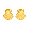 Simple Stainless Steel Shell Shape Stud Earrings GR0660-4