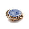 Resin Women Cameo Brooches JEWB-P013-11G-3