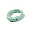 Spray Painted Alloy Spring Gate Rings AJEW-C035-01F-2