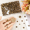 SOFPLATE 300Pcs 15 Styles Tibetan Style Alloy Beads Set FIND-SP0002-16D-3