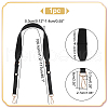 PU Imitation Leather Adjustable Bag Straps FIND-WH0417-85-2