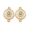 Alloy Enamel Links Connector Charms ENAM-S003-01K-1