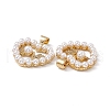 Brass Micro Pave Cubic Zirconia Pendants KK-B061-06G-3