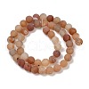 Natural Druzy Agate Beads Strands G-NH0024-A06-8mm-4