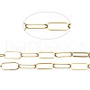 304 Stainless Steel Paperclip Chains Chains CHS-T003-25G-2