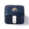 PU Imitation Leather Jewelry Organizer Box CON-P016-A02-2