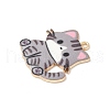 Alloy Enamel Pendants FIND-H047-01G-03-2