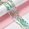 Electroplate Glass Beads Strands EGLA-S192-001A-B10-2