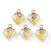 Glow in the Dark Luminous Glass Pendants GLAA-YWC0001-01D-2
