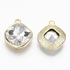 Golden Plated Alloy Pendants PALLOY-N154-03E-2