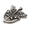 304 Stainless Steel Big Pendants STAS-G350-51AS-2
