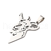 201 Stainless Steel Pendants STAS-V013-10P-2