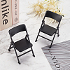 Cute Mini Plastic Foldable Chair DJEW-WH0015-79A-5