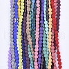 Spray Painted Non-magnetic Synthetic Hematite Beads Strands G-T124-35A-2