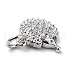 Brass Micro Pave Cubic Zirconia Charms ZIRC-F131-10P-3