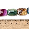 Natural Striped Agate/Banded Agate Beads Strands G-B137-B01-01-6