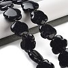 Dyed & Heated Natural Black Agate Beads Strands G-F769-A01-02-2