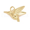 Rack Plating Real 18K Gold Plated Brass Pendants KK-E275-10G-1