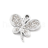 Alloy Rhinestone Pendants FIND-U026-25C-P-1