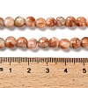Natural Red Netstone Beads Strands G-C179-A6mm-25-5