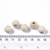 Unfinished Natural Wood European Beads WOOD-Q041-04E-3