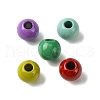 Spray Painted 202 Stainless Steel Beads STAS-Q321-B-02-1