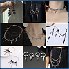 Beebeecraft 50Pcs 303 Stainless Steel Pendants STAS-BBC0005-75-6