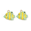 Alloy Enamel Animal Cartoon Pendants PALLOY-R158-02LG-01-1