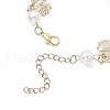 Alloy Shape Shell & Starfish Link Bracelets BJEW-JB11842-4