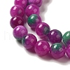 Natural Dyed Jade Beads Strands G-M402-C03-20-3