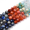 Natural Mixed Gemstone Beads Strands G-D080-A01-01-06-4
