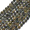 Natural Glaucophane Beads Strands G-K389-B13-01-1