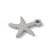 304 Stainless Steel Pendants STAS-E501-06P-2