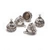 Tibetan Style Alloy Pendant Bails TIBE-L011-006AS-1