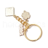 Alloy Enamel Pendant Keychains KEYC-JKC01177-04-4
