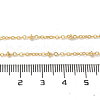 2mm Rack Plating Brass Satellite Chain Necklaces for Women Men MAK-L044-11G-5