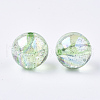 Transparent Acrylic Beads TACR-T006-01A-10-2