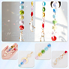 AHADEMAKER 4Pcs Sun Catcher Pendant Decorations HJEW-GA0001-20-3