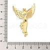 Rack Plating Brass Micro Pave Clear Cubic Zirconia Pendants KK-C047-20E-G-3