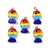Handmade Lampwork Pendants LAMP-A007-01G-05-1